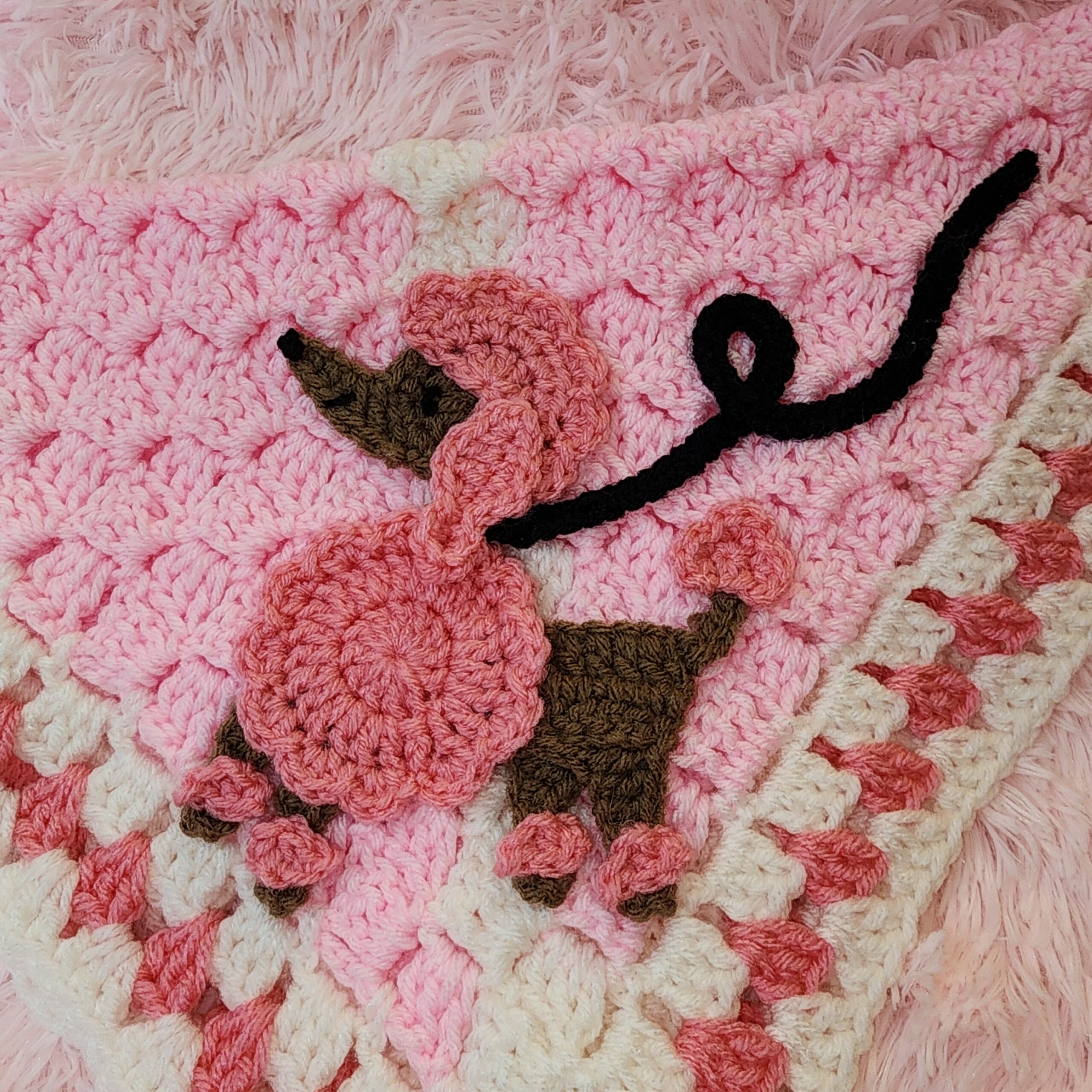 Poodle Lovie Blanket